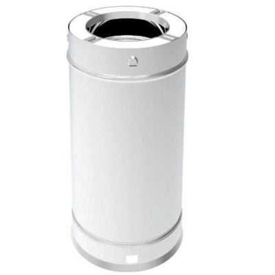 Superior 12-inch Stainless Steel Chimney Pipe for Snap-Pak 6-inch Wood-Burning Chimney System 6SPS12-2 Fireplace Accessories Flame Authority