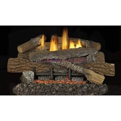 Superior 18" Boulder Mountain Direct-Vent Glow-Ramp Concrete Log Set LBG18BM Fireplace Accessories LBG18BM Flame Authority