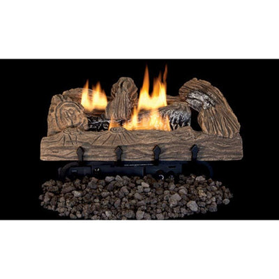 Superior 18-inch Townsend Bark Double-Flame Ceramic Fiber Log Set LVD18TB