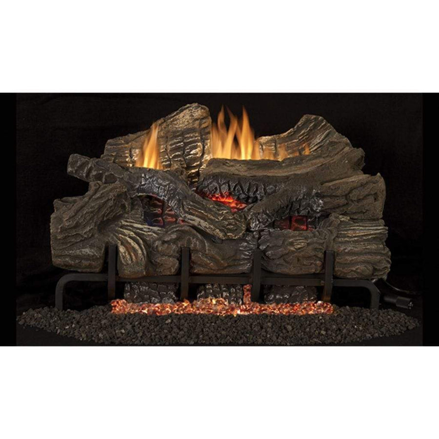 Superior 24-inch Smokey Mountain Glow-Ramp Ceramic Fiber Log Set LBG24SM