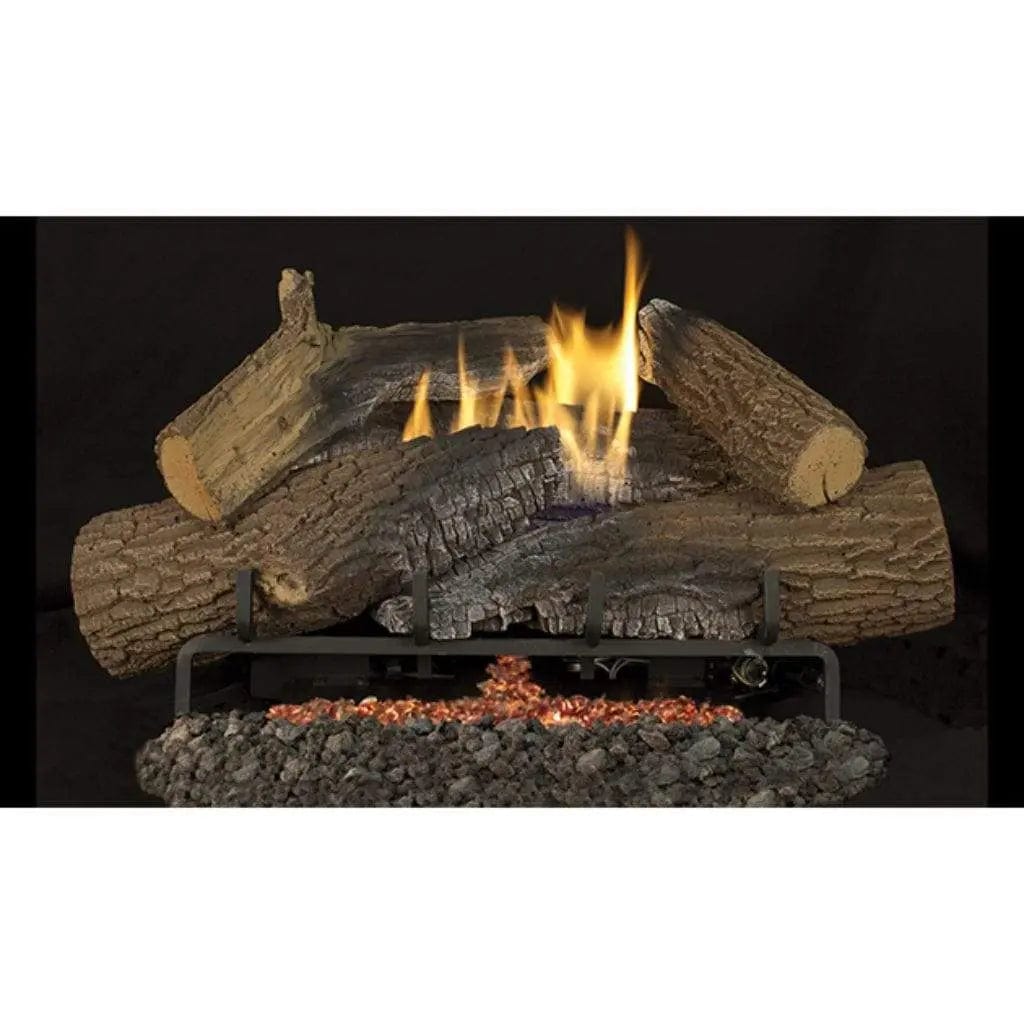 Superior 24" Rugged Stack Triple-Flame Concrete Log Set LTF24RS Fireplace Log Sets LTF24RS Flame Authority