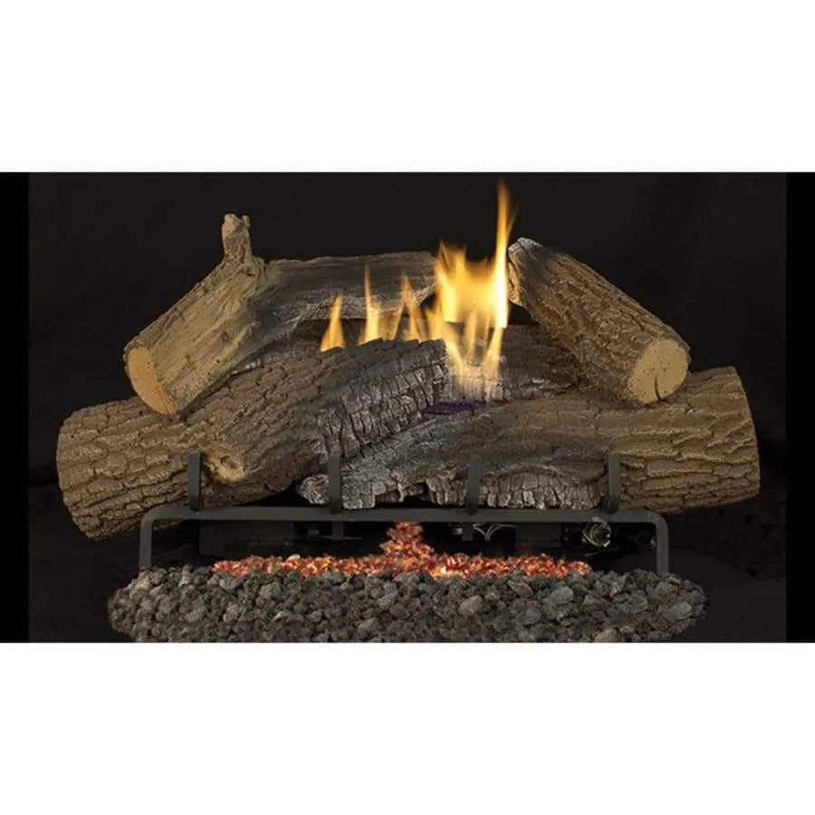 Superior 24" Rugged Stack Triple-Flame Concrete Log Set LTF24RS Fireplace Log Sets LTF24RS Flame Authority