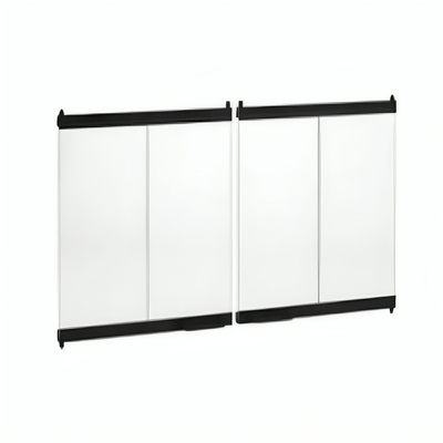 Superior 32-inch Standard Black Bi-Fold Door BD32