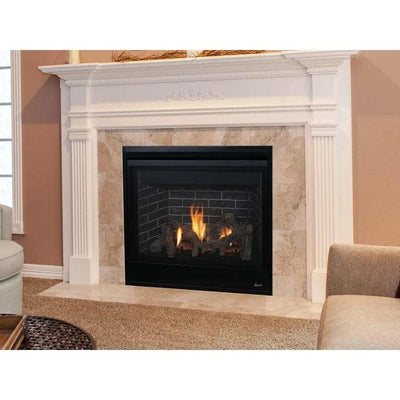 Superior 35-inch Blackstone Stacked Ceramic Liner FLK35BLK Fireplace Accessories FLK35BLK Flame Authority