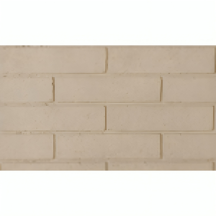 Superior 36-inch White Stacked Refractory Brick Liner BLB36SR