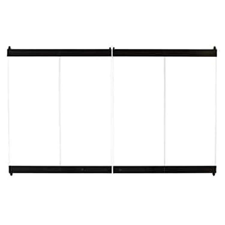 Superior 38-inch Black Bi-Fold Glass Door for WRT3538 Wood Burning Fireplace 38LBF