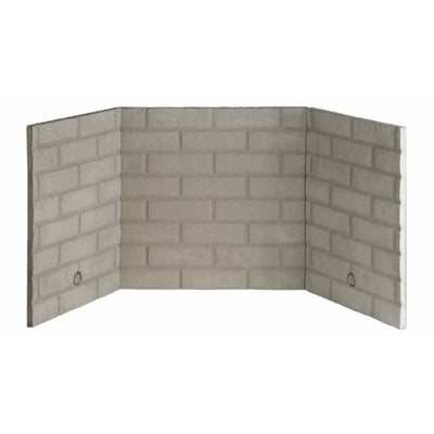 Superior 42-inch White Stacked Ceramic Fiber Brick Liner BLB42SF