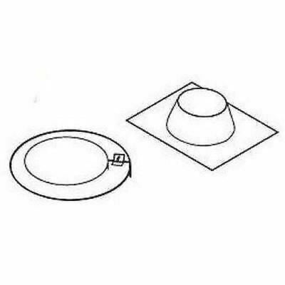 Superior 8-inch Diameter Roof Flashing - 1/12-7/12 Pitch SV8FA