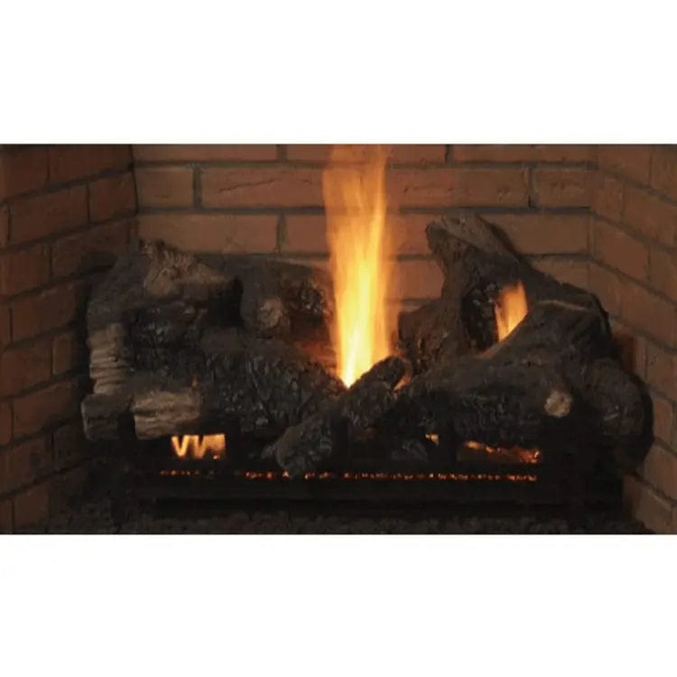 Superior DRT6340 Series 40-inch Oak Log Set LOG-OAK-MDLX4045 Fireplace Log Sets LOG-OAK-MDLX4045 Flame Authority