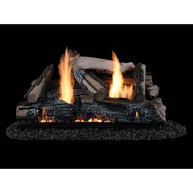 Superior Emberwood Split 18" Vent-Free Gas Logs LNF18ES Fireplace Log Sets LNF18ES Flame Authority