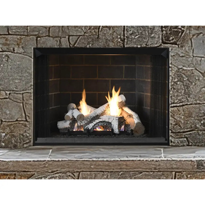 Superior Highridge Birch 18" Nature-Flame Vent-Free Gas Log Set Fireplace Log Sets LNF18HB Flame Authority