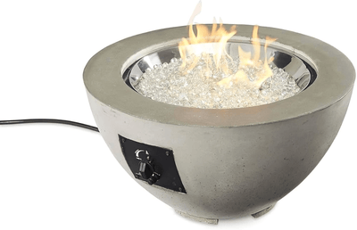 The Outdoor GreatRoom Company 20 Inch Natural Grey Cove Gas Fire Pit Bowl CV-20 Fire Bowls CV-20 Flame Authority