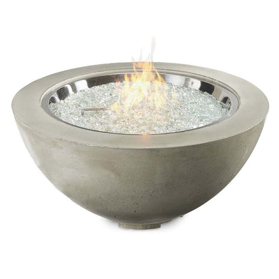 The Outdoor Greatroom Company 42 Inch Cove Gas Fire Pit Bowl CV30DSILP | Flame Authority - Trusted Dealer