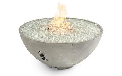 The Outdoor GreatRoom Company 42 Inch Natural Grey Cove Edge Gas Fire Pit Bowl CV-30E