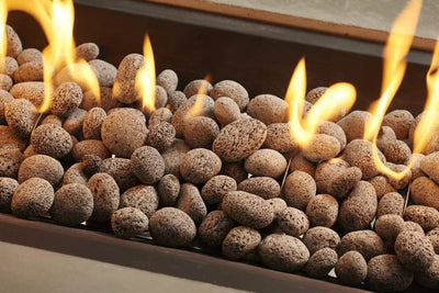 The Outdoor Greatroom Company 6 lbs. Tumbled Lava Rock LAV-TMB Fire Pit Medias LAV-TMB Flame Authority