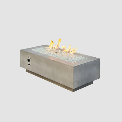 The Outdoor GreatRoom Company Cove 54-Inch Linear Gas Fire Pit Table w/ Direct Spark Ignition CV54DSING Fire Pit Tables CV54DSING Flame Authority