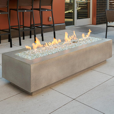 The Outdoor GreatRoom Company Cove 72-Inch Linear Gas Fire Pit Table | Flame Authority - Trusted Dealer