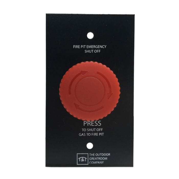 The Outdoor Greatroom Company Emergency Stop Button with Contol Panel CFP-ESO-CP