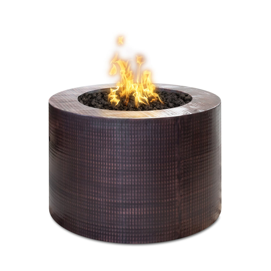 The Outdoor Plus 36-Inch Beverly Gas Fire Pit Flame Sense with Spark Ignition OPT-36RRFSEN