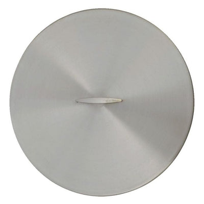 The Outdoor Plus 42 inch Round Stainless Steel Cover with Handle OPT-42RC