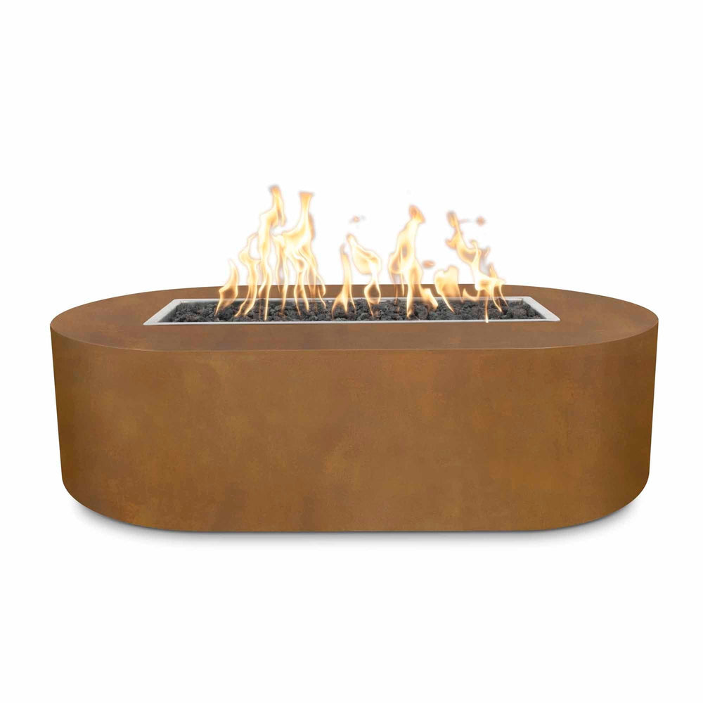 The Outdoor Plus 48-Inch Bispo Gas Fire Pit Flame Sense with Spark Ignition OPT-BSP48FSEN