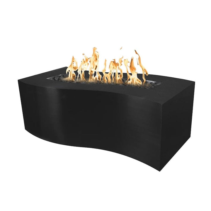 The Outdoor Plus Billow 72-Inch Fire Pit Powder Coat Steel Match Light OPT-BLWPC72