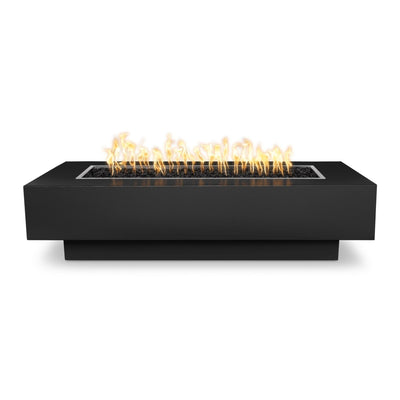 The Outdoor Plus Coronado 108-Inch Gas Fire Pit Powder Coat Steel Match Lit with Flame Sense Ignition OPT-CORPC108FSML
