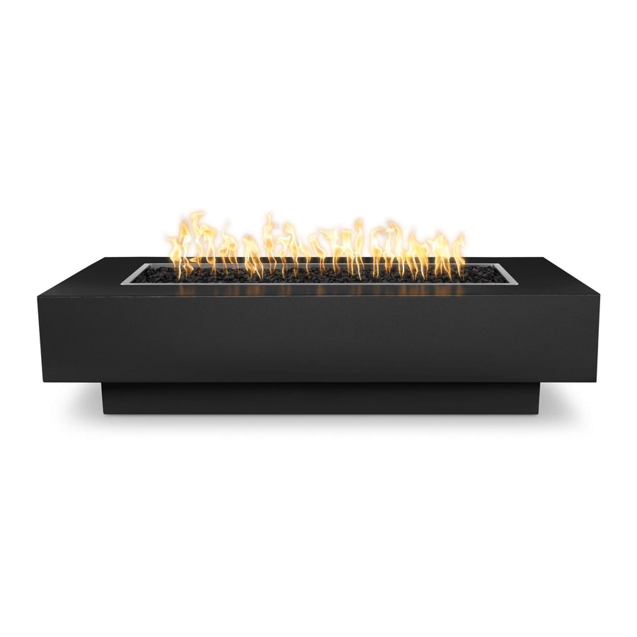 The Outdoor Plus Coronado 108-Inch Gas Fire Pit Powder Coat Steel Plug & Play Electronic Ignition OPT-CORPC108EKIT