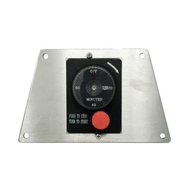 The Outdoor Plus Gas Timer Accessory With E-Stop - Trapezoid Panel OPT-ESTOPTMTP