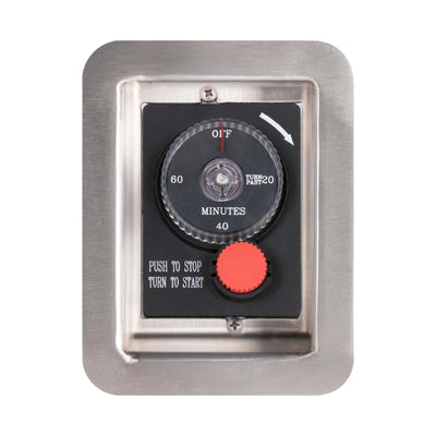 The Outdoor Plus Gas Timer & E-Stop Accessory With Recessed Panel OPT-ESTOPTMPL