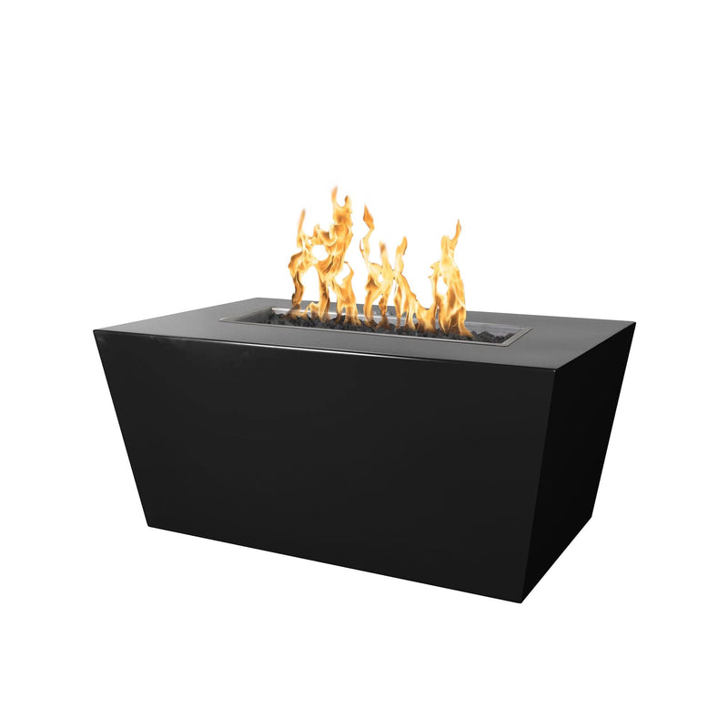 The Outdoor Plus Mesa 60-Inch Fire Pit Powder Coat Steel Match Lit with Flame Sense Ignition OPT-PCTT6024FSML