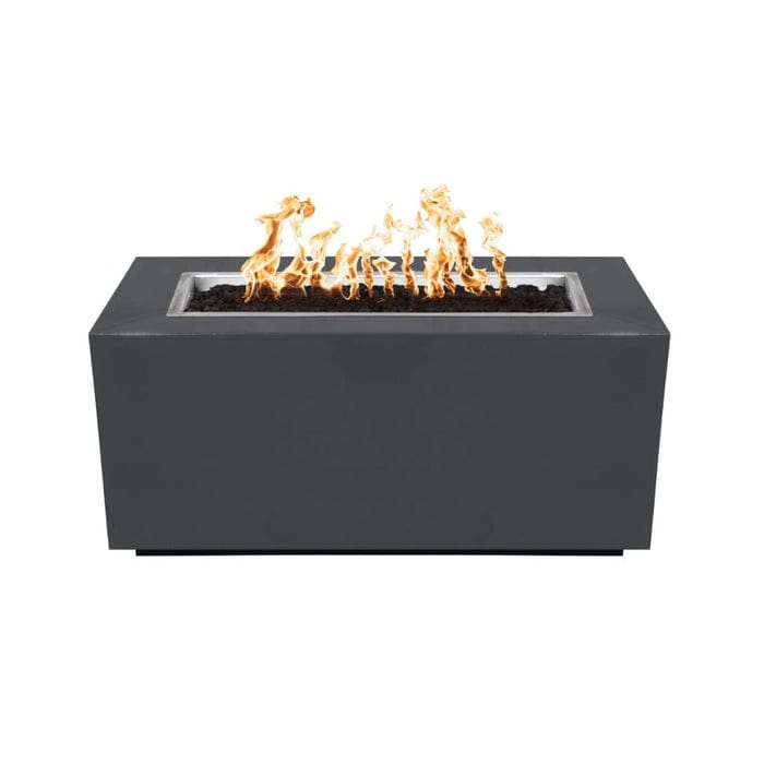The Outdoor Plus Pismo 72-Inch Fire Pit Powder Coat Steel Match Light OPT-R7224PCR