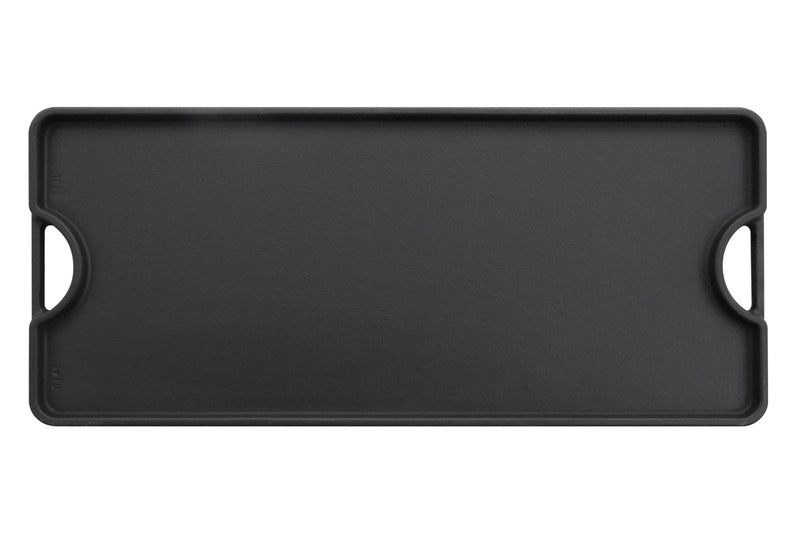 Thor Kitchen 21-inch Black Reversible Cast Iron Griddle and Grill Plate RG1022 Flame Authority