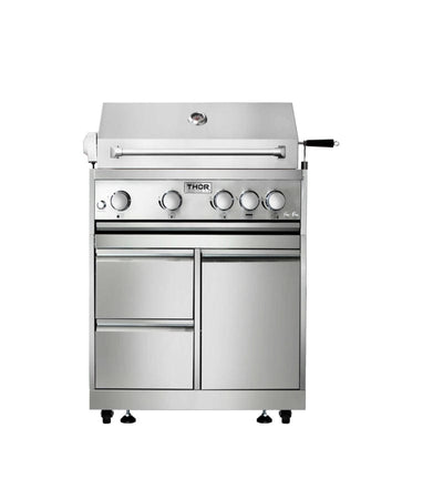 Thor Kitchen 32-inch Outdoor Kitchen BBQ Grill Cabinet in Stainless Steel MK03SS304 Flame Authority