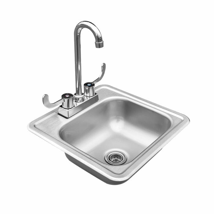 TrueFlame 15x15" Drop-in Sink TF-NK-15D | Flame Authority - Trusted Dealer