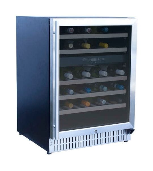 TrueFlame 24" Outdoor Rated Dual Zone Wine Cooler TF-RFR-24WD