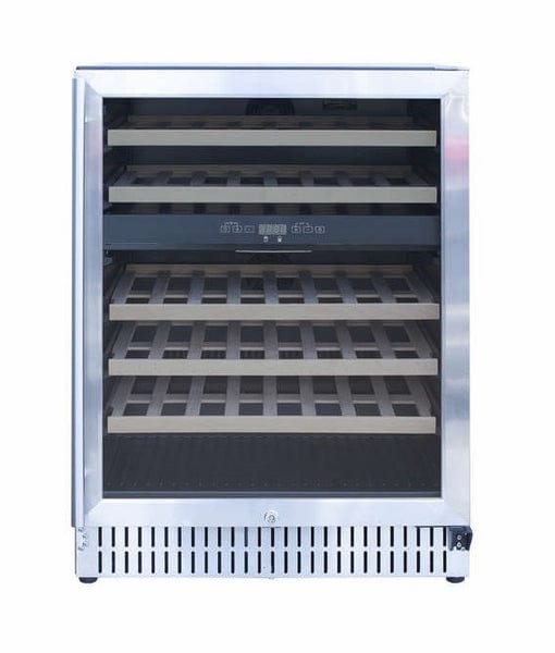 TrueFlame 24" Outdoor Rated Dual Zone Wine Cooler TF-RFR-24WD