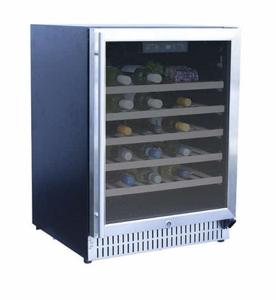 TrueFlame 24" Outdoor Rated Single Zone Wine Cooler TF-RFR-24W