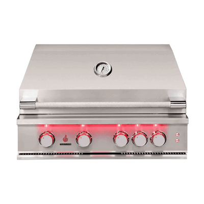 TrueFlame 32" 4 Burner Built-In Gas Grill TF32
