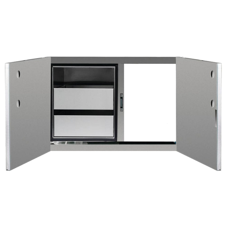 TrueFlame 36" 2-Drawer Dry Storage Pantry & Access Door Combo TF-DP-36AC