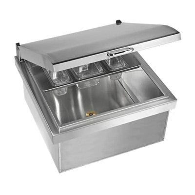 Twin Eagles 24-Inch Drop-In Stainless Steel Ice Bin Cooler Flame Authority