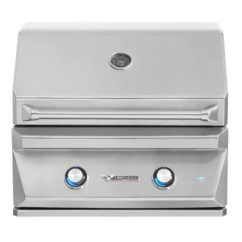 Twin Eagles 30-Inch 2-Burner Built-In Gas Grill Flame Authority