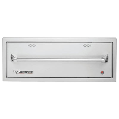Twin Eagles 30-Inch Built-In 120V Electric Outdoor Warming Drawer Flame Authority