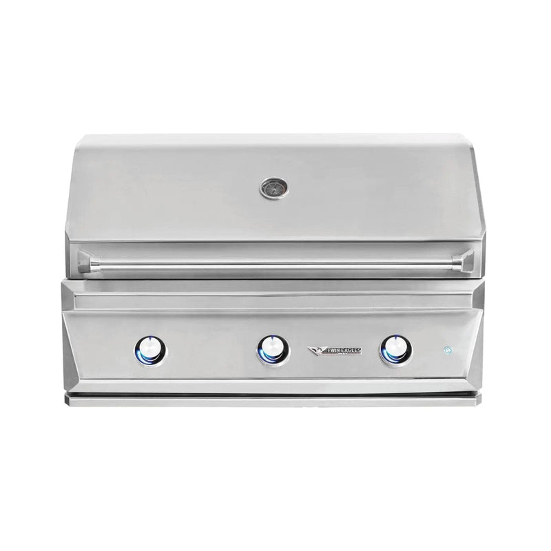 Twin Eagles 42-Inch 3-Burner Built-In Gas Grill Flame Authority