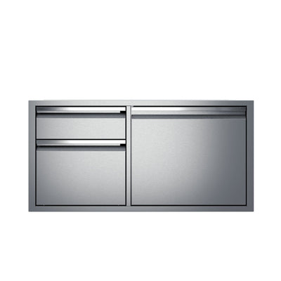 Twin Eagles 42-Inch Stainless Steel Access Door & Double Drawer Combo - TEDD422-B Flame Authority