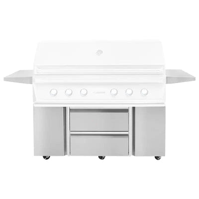 Twin Eagles 54-inch Grill Base with Storage Drawers and Two Doors TEGB54SD-B Flame Authority