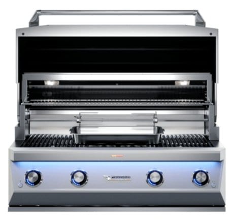 Twin Eagles Eagle One 42-Inch 3-Burner Built-In Gas Grill with Sear Zone & Infrared Rotisserie Burner Flame Authority