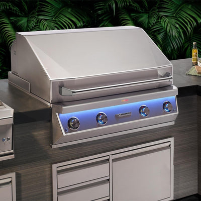 Twin Eagles Eagle One 42-Inch 3-Burner Built-In Gas Grill with Sear Zone & Infrared Rotisserie Burner Flame Authority