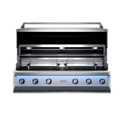 Twin Eagles Eagle One 54-Inch 4-Burner Built-In Gas Grill with Sear Zone & Two Infrared Rotisserie Burners Flame Authority