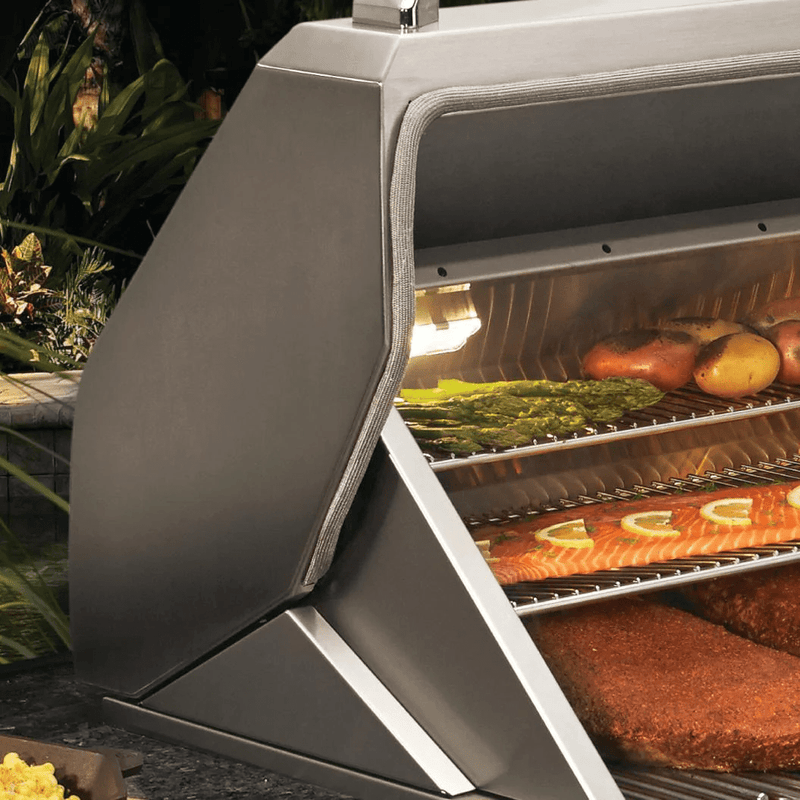 Twin Eagles Wi-Fi Controlled 36-Inch Built-In Stainless Steel Pellet Grill and Smoker with Rotisserie Flame Authority